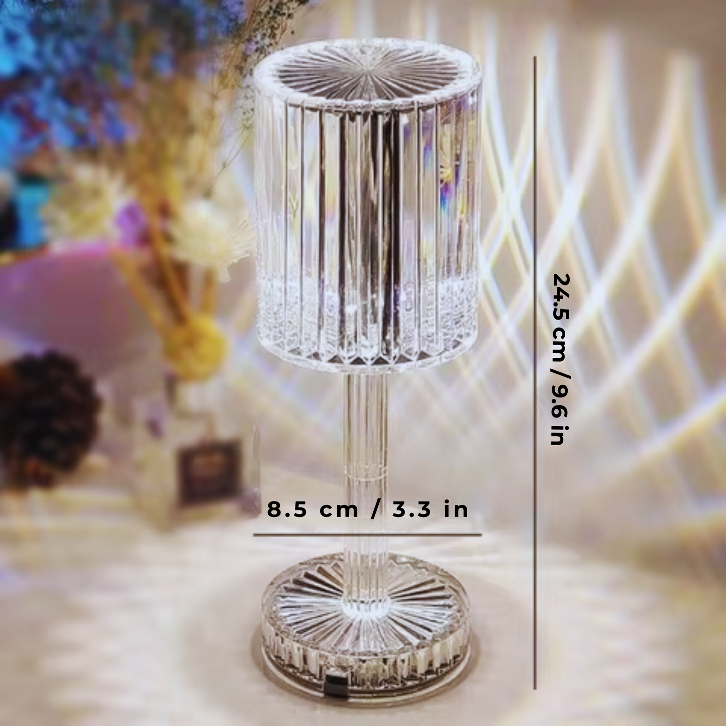 Crystal diamond lamp